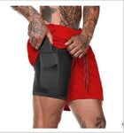 Cotton / Polyester Men's Gym Shorts - Blue Force Sports