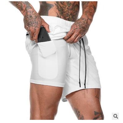 Cotton / Polyester Men's Gym Shorts - Blue Force Sports