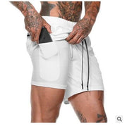 Cotton / Polyester Men's Gym Shorts - Blue Force Sports