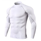 Men's Long Sleeve Sport Compression Shirt - Blue Force Sports