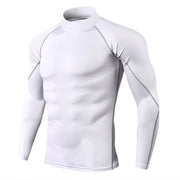 Men's Long Sleeve Sport Compression Shirt - Blue Force Sports