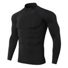 Men's Long Sleeve Sport Compression Shirt - Blue Force Sports