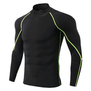Men's Long Sleeve Sport Compression Shirt - Blue Force Sports