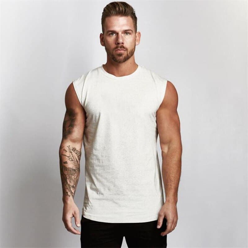 Men's Solid Color Sport Tank Top - Blue Force Sports