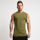 Men's Solid Color Sport Tank Top - Blue Force Sports