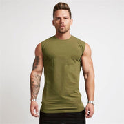 Men's Solid Color Sport Tank Top - Blue Force Sports