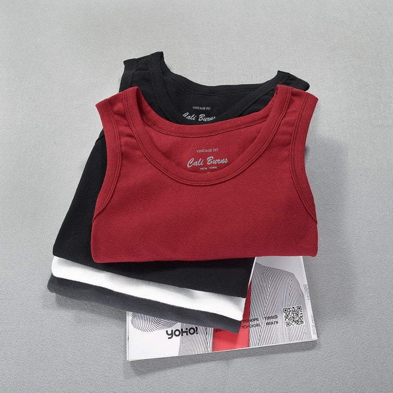 Men's Comfortable Cotton Sleeveless Vest - Blue Force Sports