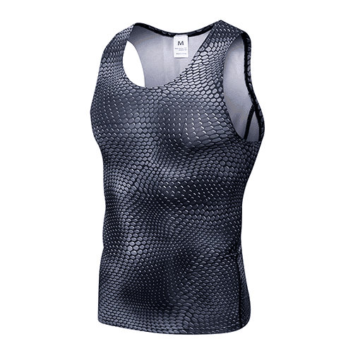 Men's Compression Sport Tank Top - Blue Force Sports