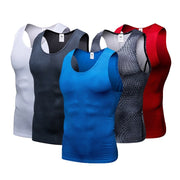 Men's Compression Sport Tank Top - Blue Force Sports