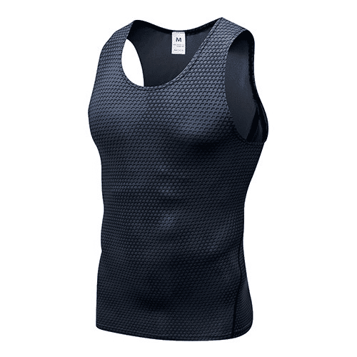 Men's Compression Sport Tank Top - Blue Force Sports