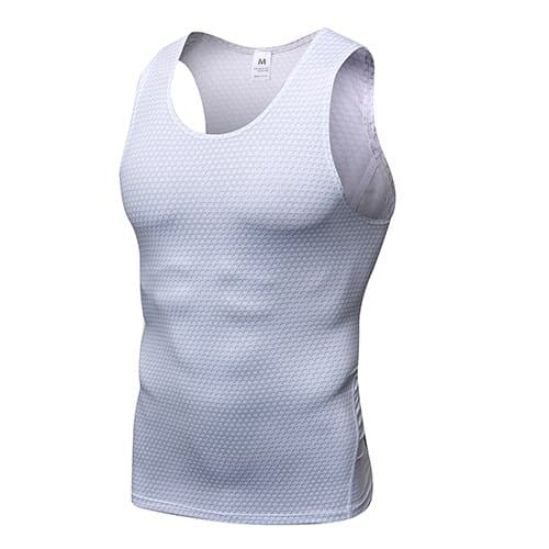 Men's Compression Sport Tank Top - Blue Force Sports
