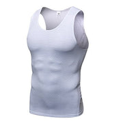 Men's Compression Sport Tank Top - Blue Force Sports