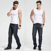 Men's Sleeveless Design T-Shirt - Blue Force Sports