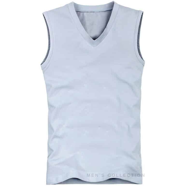 Men's Sleeveless Design T-Shirt - Blue Force Sports