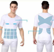 Men's Sport Slim Shaping T-Shirt - Blue Force Sports