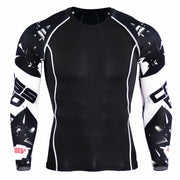 Men's  Long Sleeve Fitness T-Shirts - Blue Force Sports
