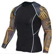 Men's  Long Sleeve Fitness T-Shirts - Blue Force Sports