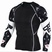 Men's  Long Sleeve Fitness T-Shirts - Blue Force Sports
