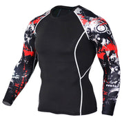 Men's  Long Sleeve Fitness T-Shirts - Blue Force Sports