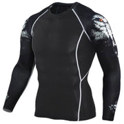 Men's  Long Sleeve Fitness T-Shirts - Blue Force Sports