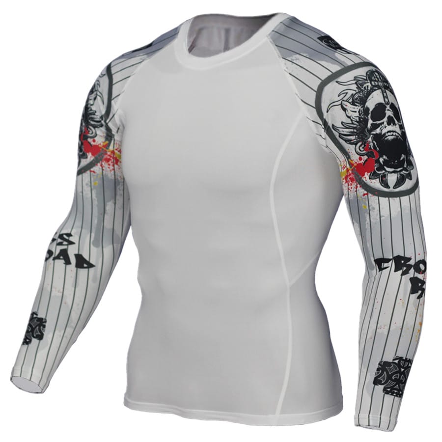 Men's  Long Sleeve Fitness T-Shirts - Blue Force Sports