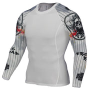 Men's  Long Sleeve Fitness T-Shirts - Blue Force Sports
