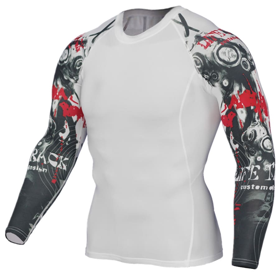 Men's  Long Sleeve Fitness T-Shirts - Blue Force Sports