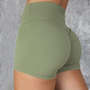Women's High Waist Sports Mini Shorts - Blue Force Sports