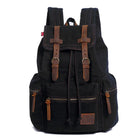 Men's Canvas Travel Drawstring Backpack - Blue Force Sports