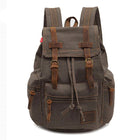 Men's Canvas Travel Drawstring Backpack - Blue Force Sports