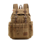 Men's Canvas Travel Drawstring Backpack - Blue Force Sports