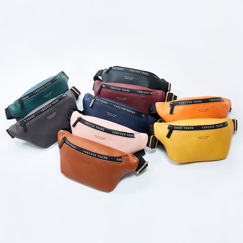 Multifunction PU Waist Bag - Blue Force Sports