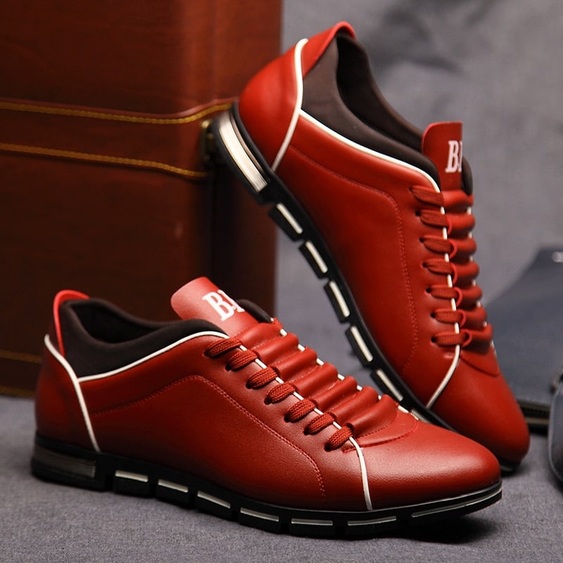 Men's Vintage Style Sneakers - Blue Force Sports