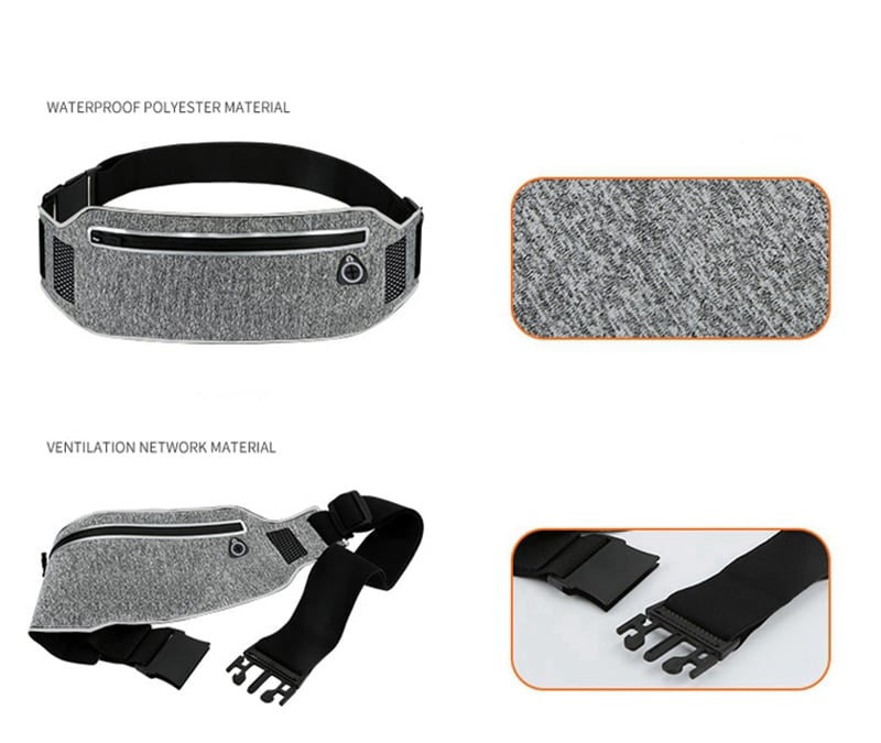 Ultra-Thin Waterproof Sport Waist Bag - Blue Force Sports