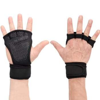 Men's Fitness Half Finger Gloves - Blue Force Sports