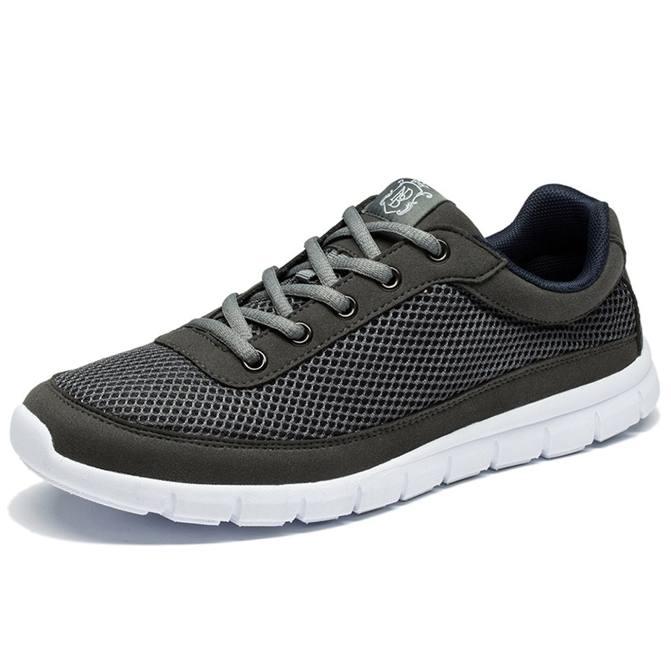 Men's Breathable Comfortable Lace-Up Sneakers - Blue Force Sports