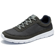 Men's Breathable Comfortable Lace-Up Sneakers - Blue Force Sports