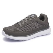Men's Breathable Comfortable Lace-Up Sneakers - Blue Force Sports
