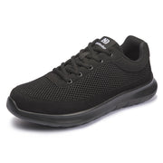 Men's Breathable Comfortable Lace-Up Sneakers - Blue Force Sports