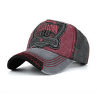 Demin Baseball Cap with Embroidery - Blue Force Sports