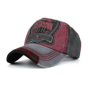 Demin Baseball Cap with Embroidery - Blue Force Sports