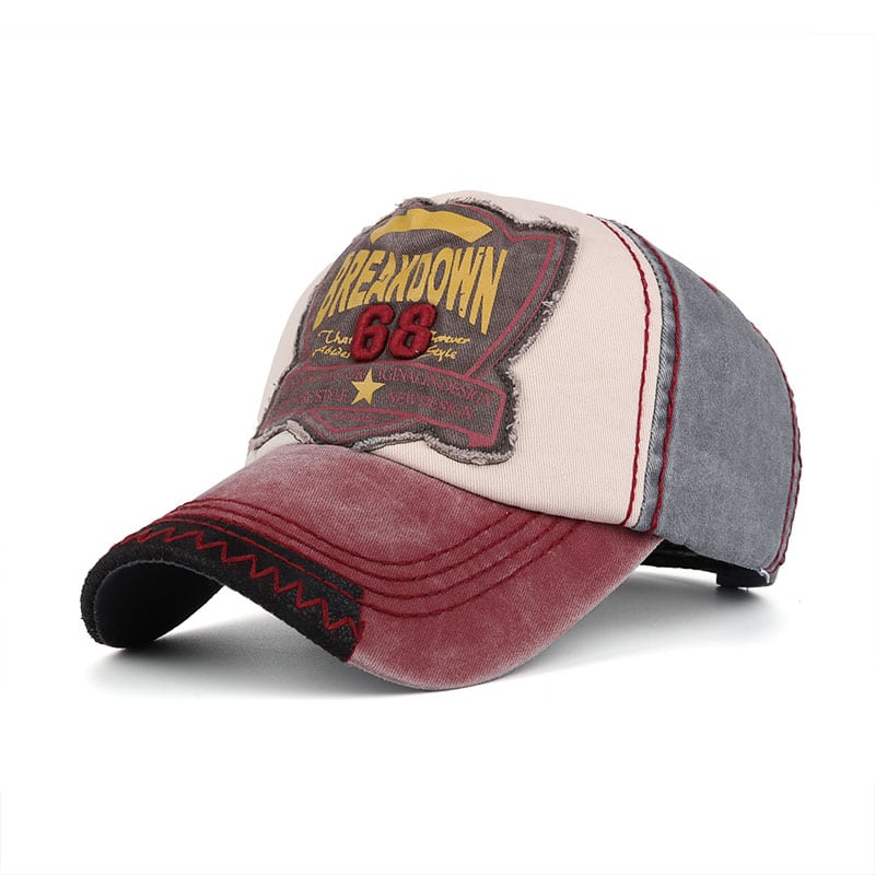 Demin Baseball Cap with Embroidery - Blue Force Sports
