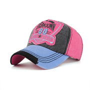 Demin Baseball Cap with Embroidery - Blue Force Sports