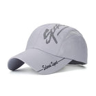Demin Baseball Cap with Embroidery - Blue Force Sports