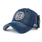 Demin Baseball Cap with Embroidery - Blue Force Sports