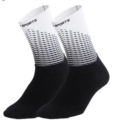 Gradient Color Compression Cycling Socks - Blue Force Sports