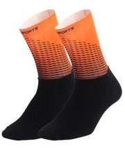 Gradient Color Compression Cycling Socks - Blue Force Sports