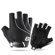 Shockproof Anti-Slip Unisex Cycling Half-Finger Gloves - Blue Force Sports
