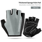 Shockproof Anti-Slip Unisex Cycling Half-Finger Gloves - Blue Force Sports