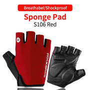Shockproof Anti-Slip Unisex Cycling Half-Finger Gloves - Blue Force Sports